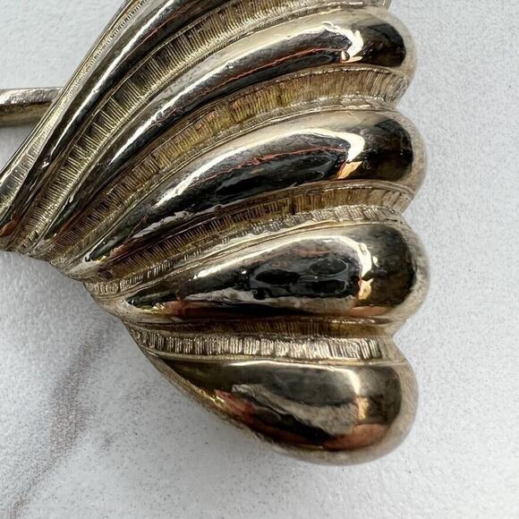 Vintage Flourish Silver Tone Belt Buckle Piece - Picture 5 of 9